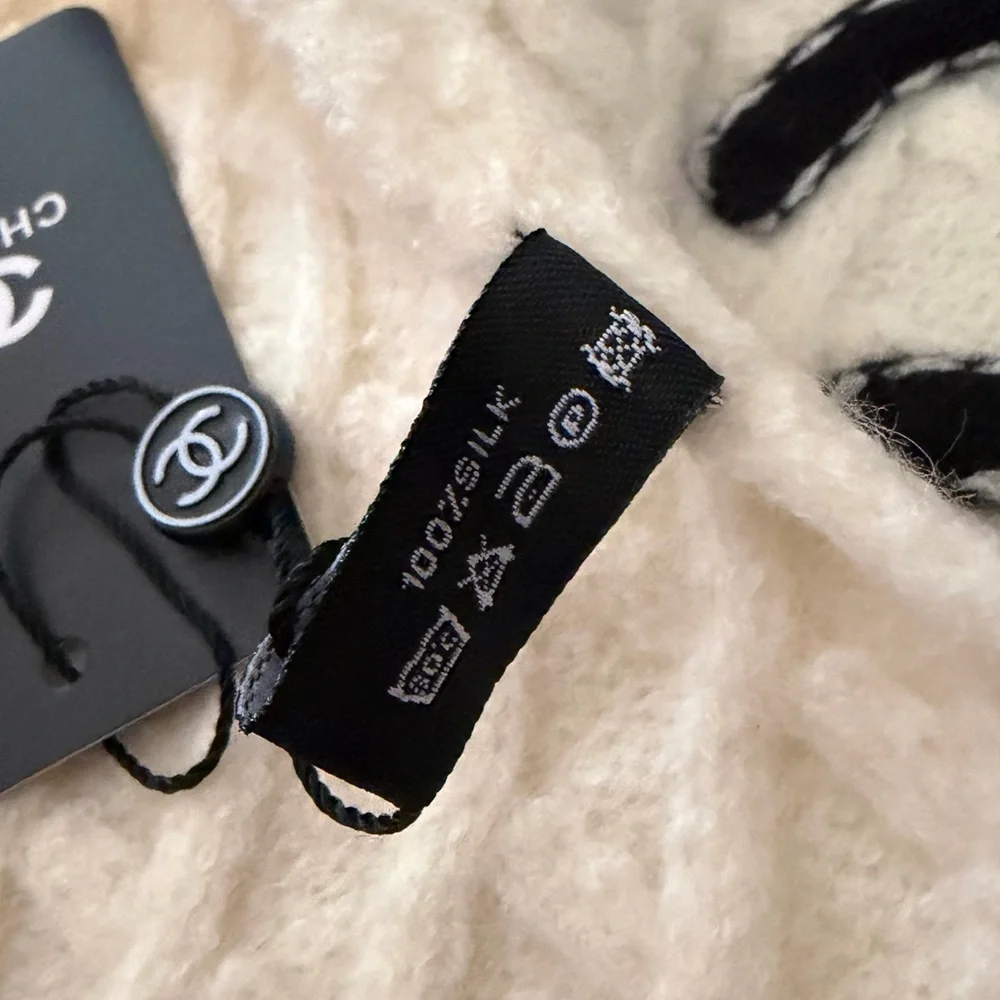 Silk Cashmere Super Soft CC Monogram Wrap Scarf ❗️read listing before buying ❗️